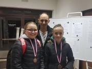 3.místo ve čtyřhře: Pája Dvořáková, Vanes Zábranová s Jardou Strakou