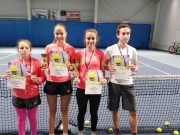 hvězdy turnaje: Niki Zábranová, Ája Čápová, Vanes Zábranová a Vojta Kostka