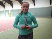 3. místo ve dvouhře na turnaji ml. žákyň v Pelhřimově - Nicole Zábranová