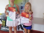 2. místo ve čtyřhře ve Žďáru nad Sázavou - Niki Zábranová a Viki Havlíková