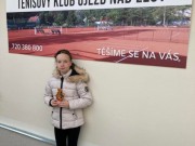 Tereza Šebístková (ml. žáci Újezd nad Lesy) 3.místo ve dvouhře