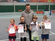 Babytenis: zprava Adam Venc  4. místo, Pavel Hofman 3. místo