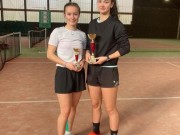 Vanes Zábranová s Aďou Svobodovou – Pelhřimov 2.místo ve dvouhře a 1.místo ve čtyřhře