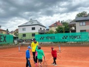družstvo minitenisu s kapitánem Filipem Němcem