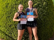 KP dorostenek: Míša Palánová (LTC) - Lucie Soukupová (TK Písek) - 1. místo debl