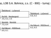 pavouk čtyřhry starších žákyň (Bohnice 8. - 9. 2.)