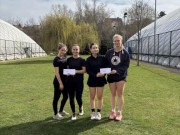 finále čtyřhry žen v Modřanech (29. - 30. 3. 2025): Palánová, Brožová - Frühaufová, Nechvátalová 6:2, 6:1