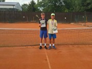 2. místo ve čtyřhře dorostu v Milevsku: Venc - Černý