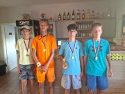 Finále čtyřhry dorostu v HB: Mallinos, Drlík - Kváš, Venc 7:5, 6:4