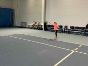 Linda Pavouková - vyhrála skupinku minitenistů