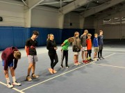 vyhlášení skupiny nejzkušenějších. V této kategorii hráli dohromady starší žáci a dorostenci.