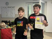 Pavel Hofman - Filip Hrbek (3. místo ve čtyřhře st. žáků v Humpolci)