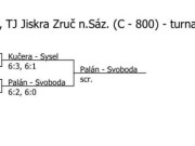 pavouk čtyřhry mužů ve Zruči nad Sázavou