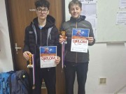 3. místo na KP dorostenců ve čtyřhře: Kváš M. - Venc T.