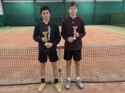 finále dvouhry dorostu v Třebíči: Koc R. - Venc T. 6:7, 6:2 1:0 (2)