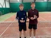 2. místo ve čtyřhře dorostu v Třebíči: Kavřík M. - Venc T.