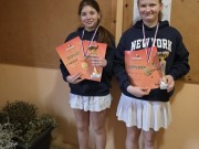 1. místo ve čtyřhře starších žákyň v Ústí nad Orlicí - Dovrtělová - Gralton