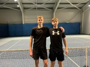 finále dvouhry mužů v Humpolci: Valenta - Havel 2:6, 6:2, 1:0 (2)