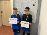 3. místo ve čtyřhře ml. žáků v Tišnově: Bula - Nadaire