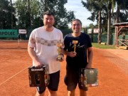 2. místo čtyřhra: Matěj Hendrych - Lukáš Kučera 